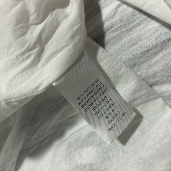 Alex + Alex Striped Off Shoulder Dress Women Size Medium - Picture 6 of 10